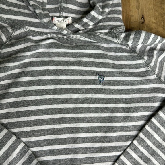 Crew Cuts Hooded Ling Sleeve Pullover Girls Medium - Picture 2 of 5
